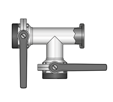 Mehrwege-Scheibenventil  4316 G-G-G