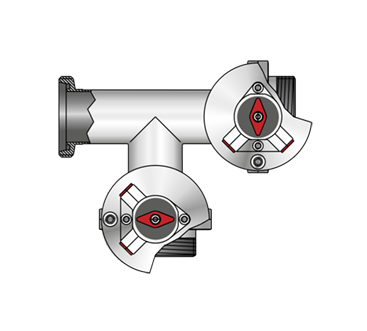 Mehrwege-Scheibenventil  4415 G-G-G