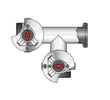 Mehrwege-Scheibenventil  4416 G-G-G